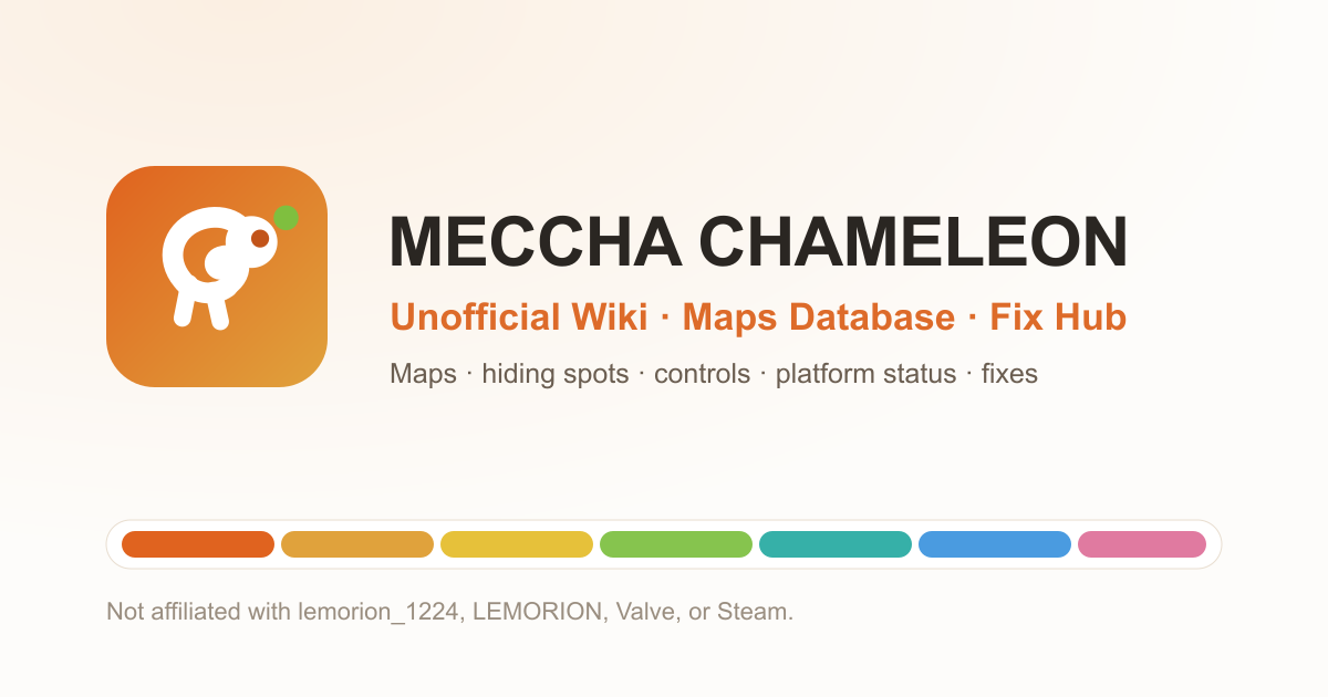 MECCHA CHAMELEON Controls & Keybinds - Paint, Pose, Move